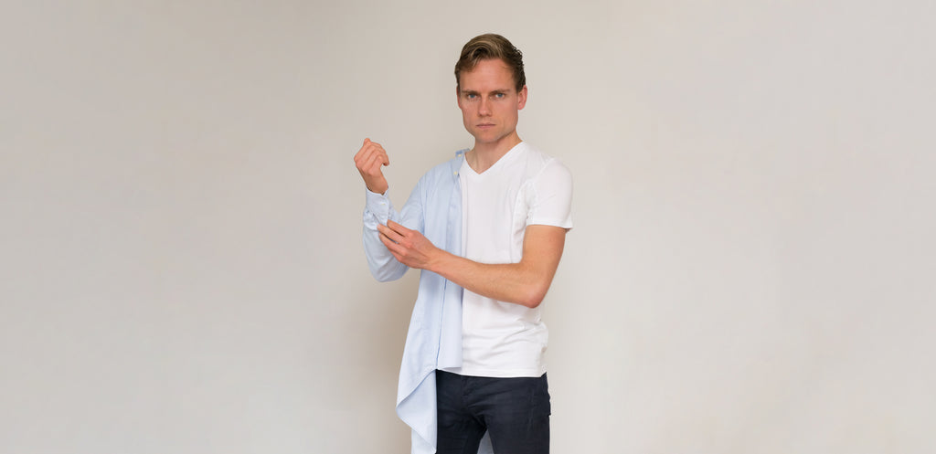 Hygienicshirt anti zweet shirt minder zweten shirt blokkeert zweet minder transpireren geen natte oksels anti transpirant shirt kleding